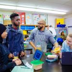Teacher and Students Science Class