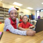 Students With Chromebook