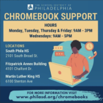 Chromebook Support Hours and Locations