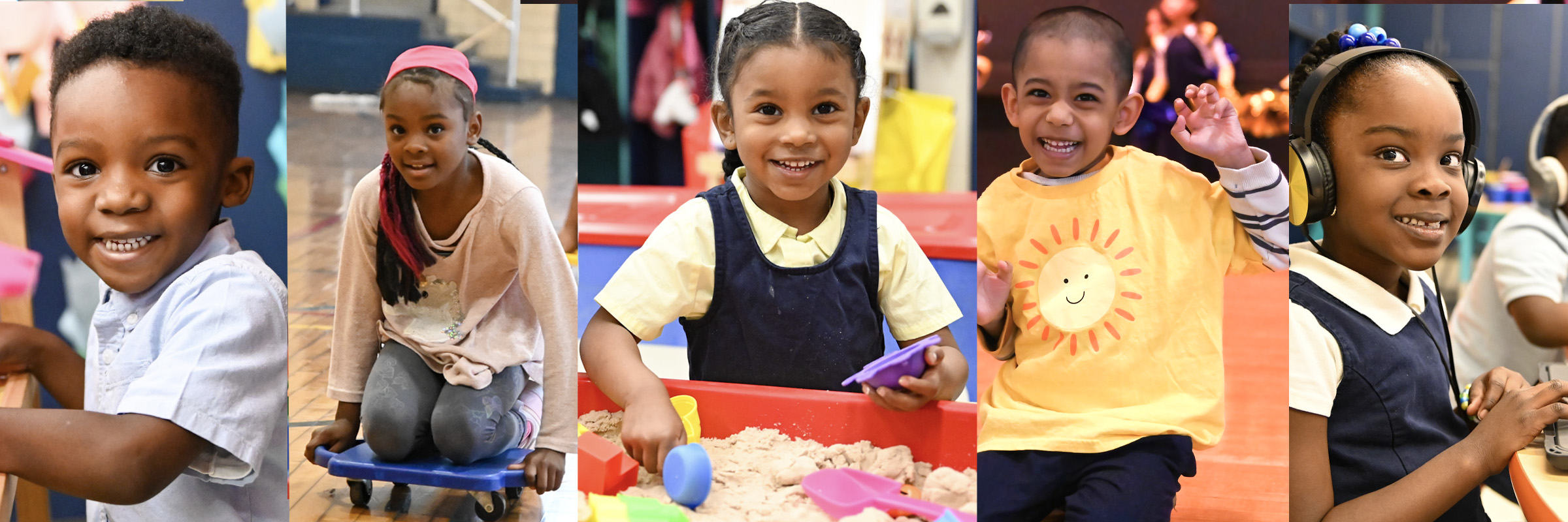 Students at Robert E. Lamberton School.